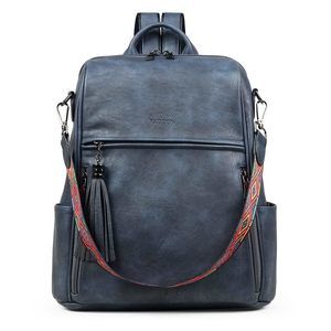 Leather Backpack Purse for Women Designer Travel Backpack Purses PU Fashion😀